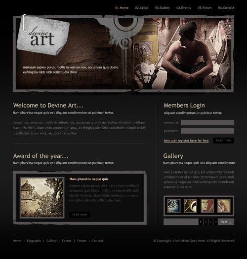 Website laten maken met Fotografie en Kunst  151 webdesign